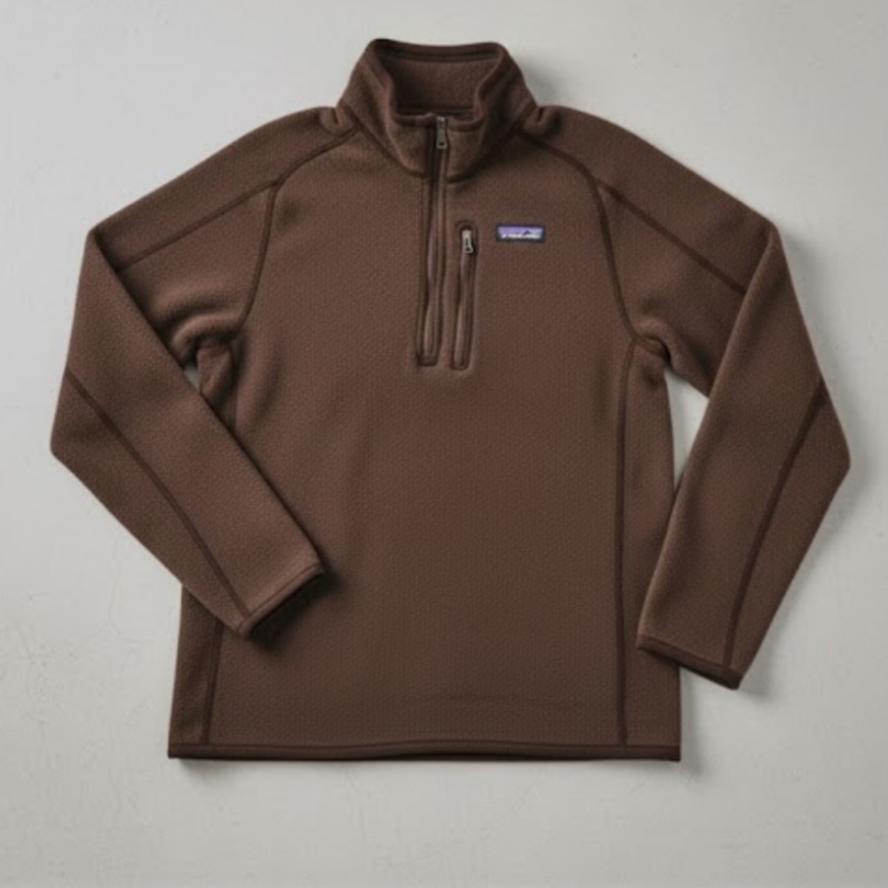 Patagonia Dark Brown Performance Pullover Sz Medi… - image 4